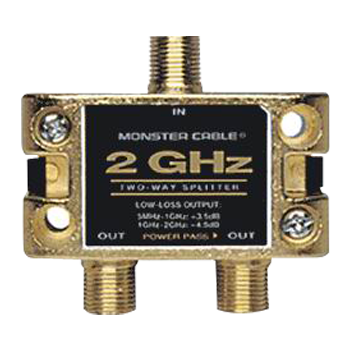 Monster Cable 2 GHz Splitters