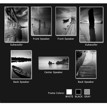 Resound Wall Art Speaker Set 24 (Scenery)