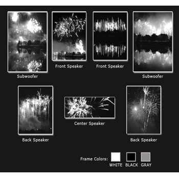 Resound Wall Art Speaker Set 36 (Scenery)