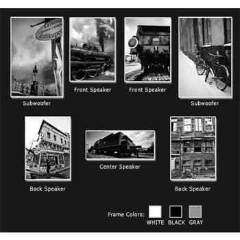 Resound Wall Art Speaker SET 12 (Structures)