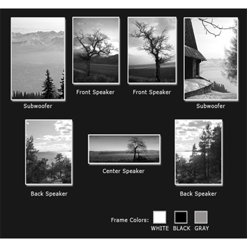 Resound Wall Art Speaker SET 13 (Scenery) 