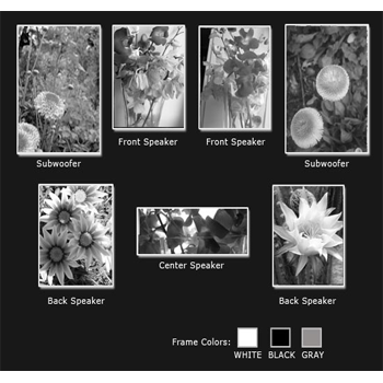 Resound Wall Art Speaker SET SET 15 (Flora) 